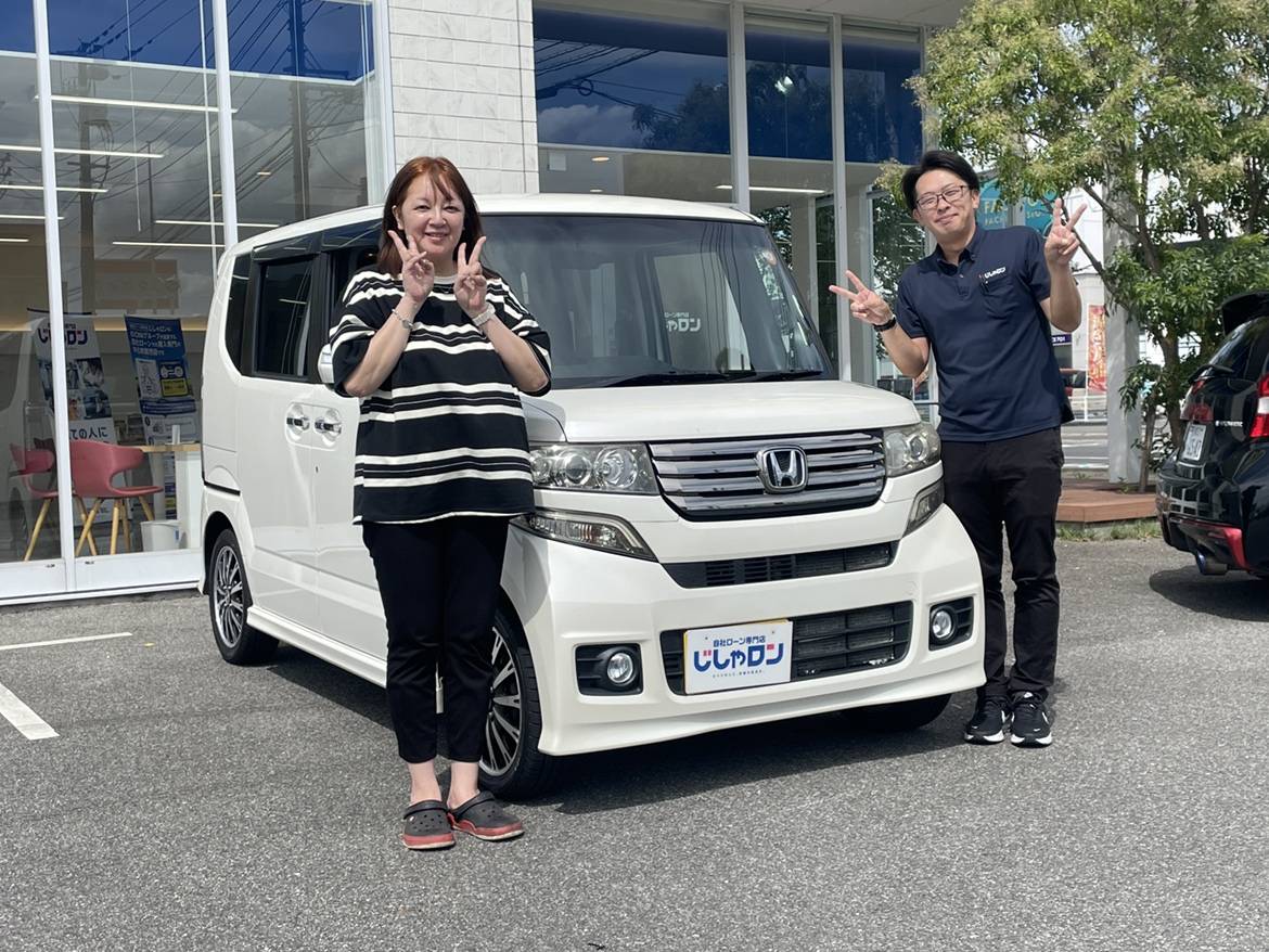 ホンダ N-BOXカスタムをご納車しました！