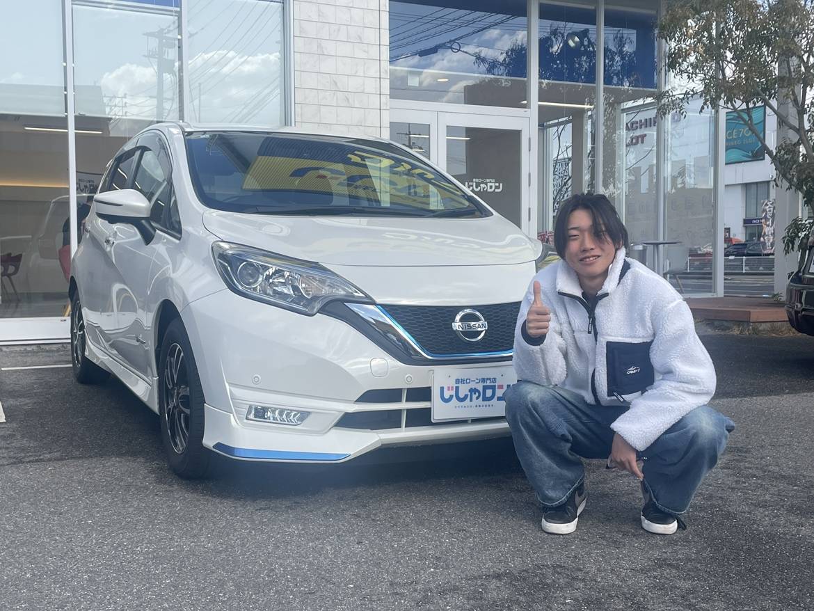 ニッサン　ノートeパワーをご納車しました！