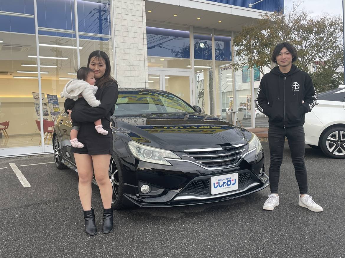 トヨタ　マークXをご納車しました！