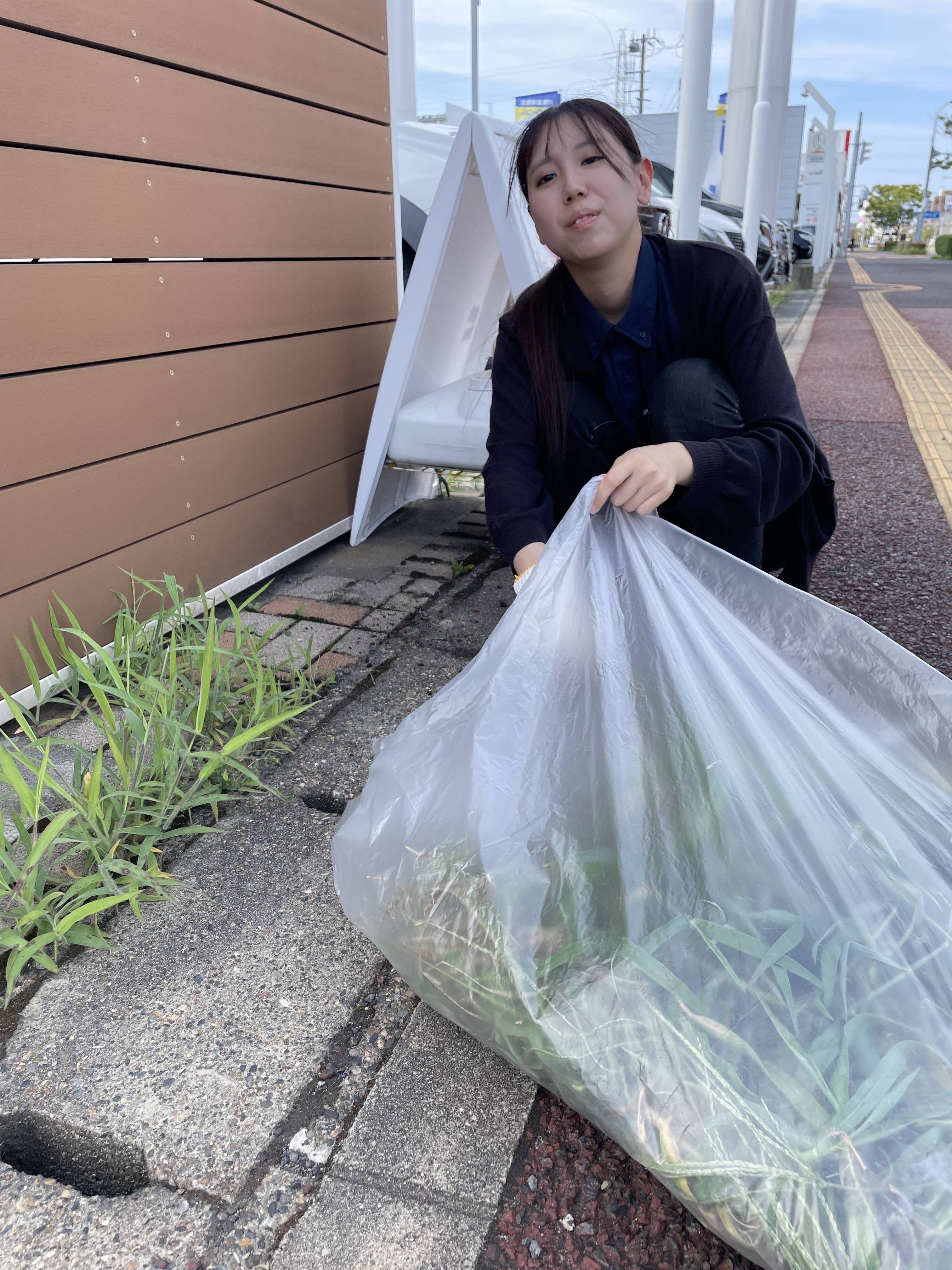 草むしり！
