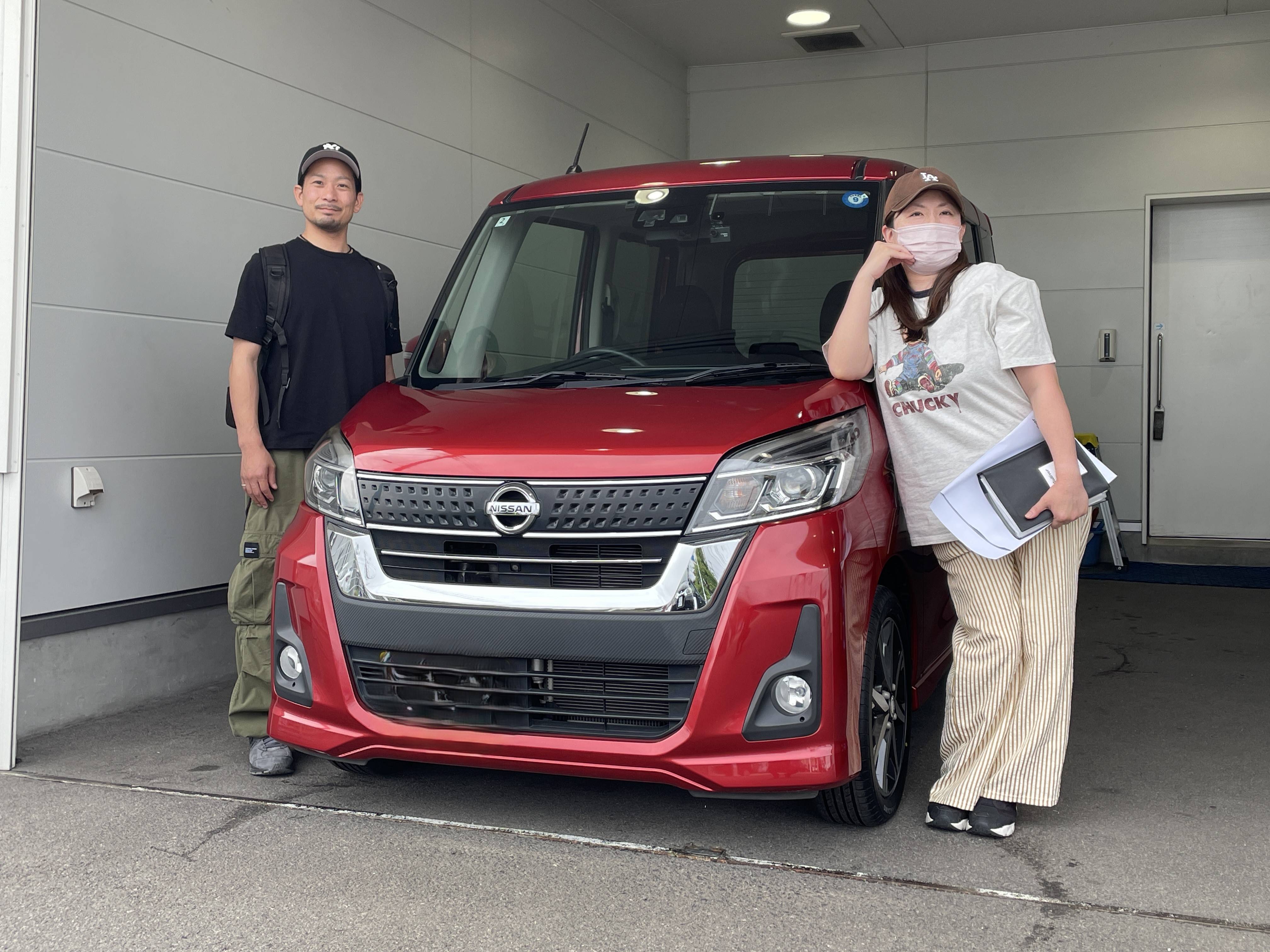 ご納車おめでとうございます【H30 デイズ ルークス　ハイウェイスターＸ Ｇパッケージ】