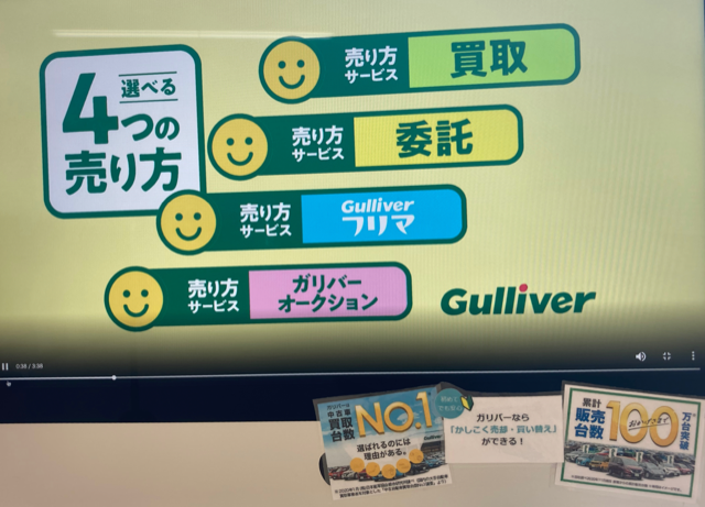 ガリバー富田店！！！ガリバー4つの売り方！ってなに⁉(ﾟ∀ﾟ)