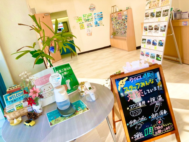 ガリバー富田店！感染予防対策続行中！！(^O^)／