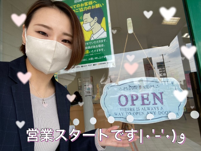 ガリバー富田店！！笑顔で営業スタートですっ(^O^)