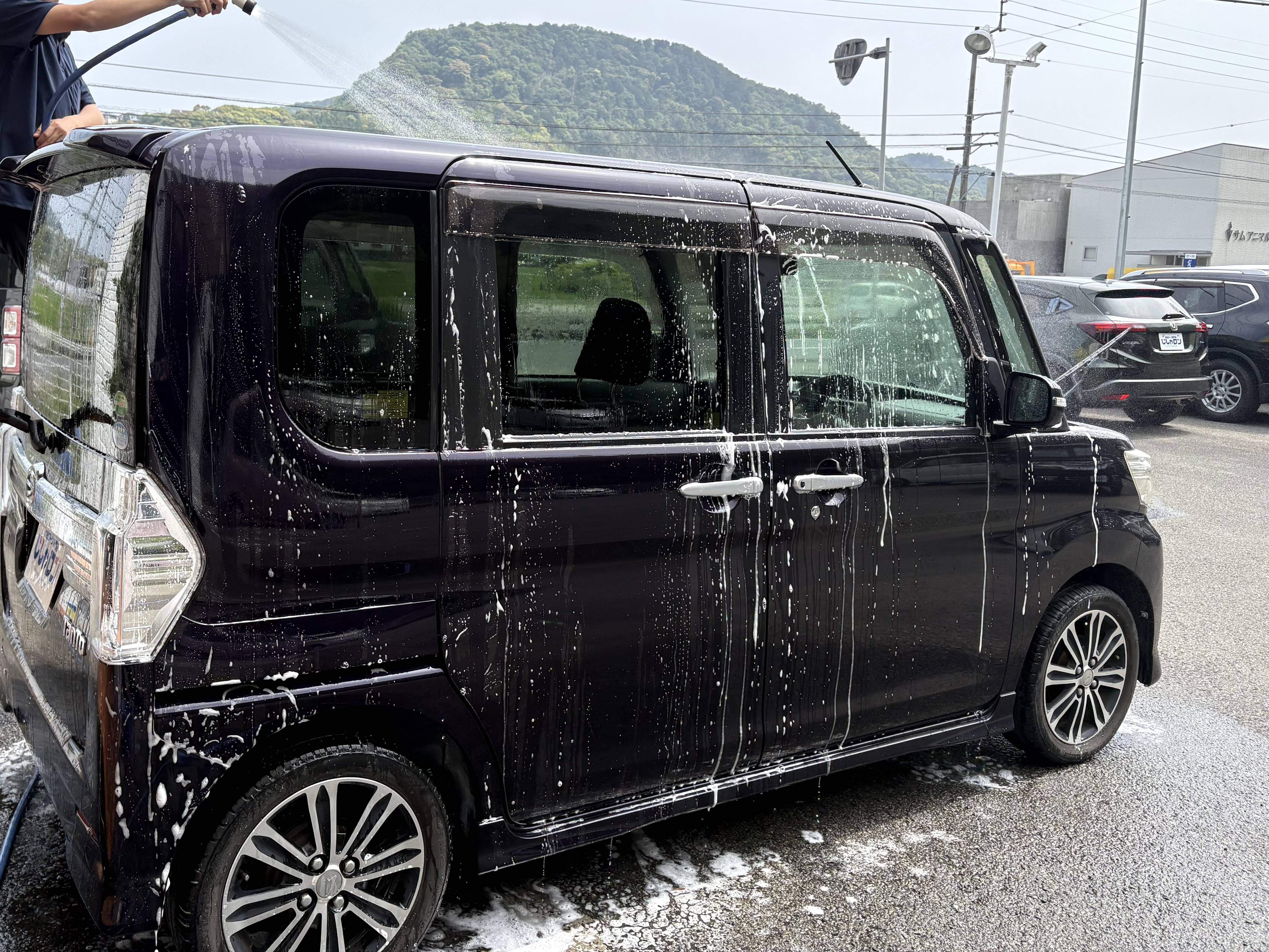 洗車！