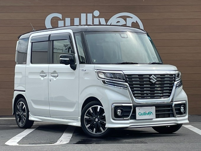 R1 スズキ スペーシア！ワンオーナー！４WD！両側パワスラ！