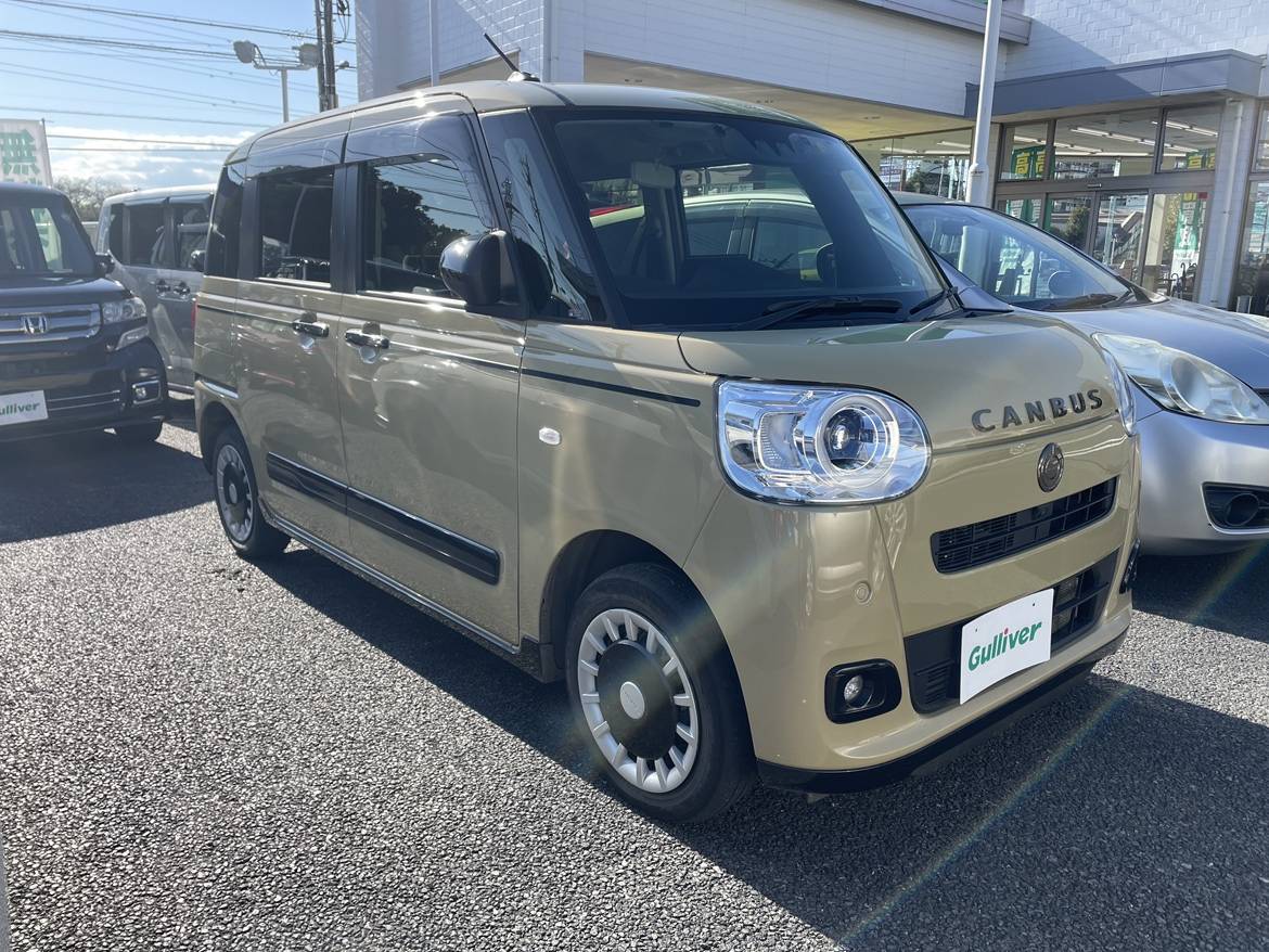 新着情報“ムーブキャンバス 4WD セオリーGターボ”2022年式入荷しました！01