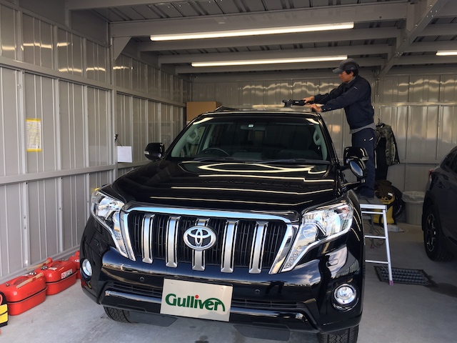 納車前仕上げ中