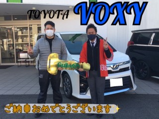 ◆トヨタ　ヴォクシー◆ご納車◆おめでとうございます！