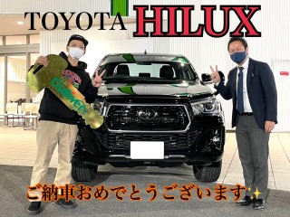 ◆トヨタ　ハイラックス◆ご納車◆おめでとうございます！