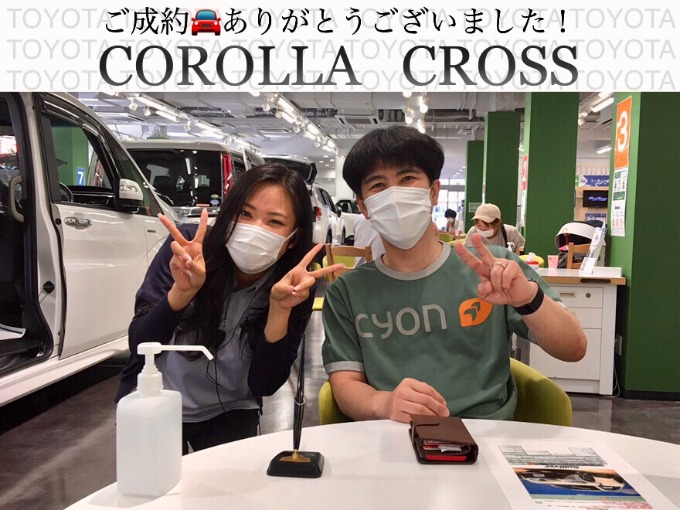 ◆トヨタ　カローラクロス◆ご成約◆ありがとうございました！