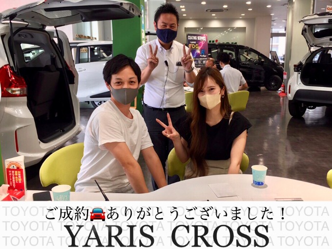◆トヨタ　ヤリスクロス◆ご成約◆ありがとうございました！