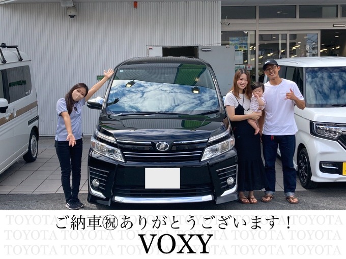 ◆トヨタ　ヴォクシー◆ご納車おめでとうございます！