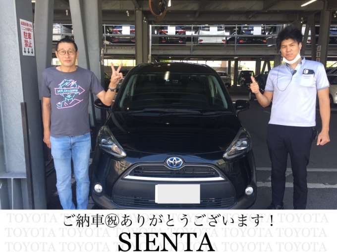 ◆トヨタ　シエンタ◆ご納車おめでとうございます！