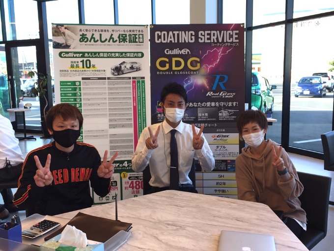 シエンタハイブリット K様 ご成約　おめでとう御座います!!