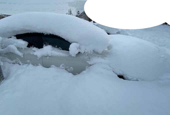 札幌の雪〜ガリバー札幌清田店〜
