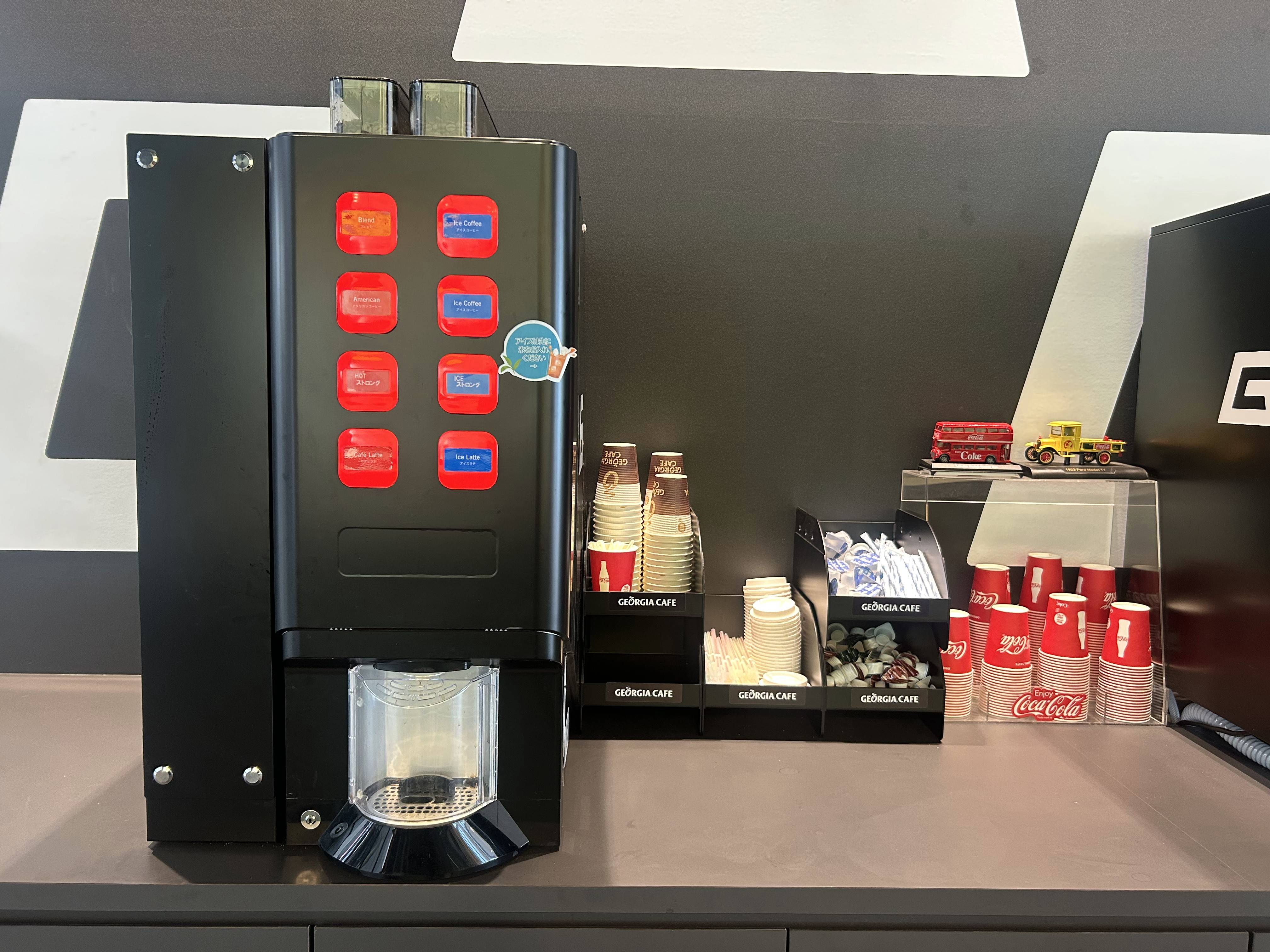 本格的なコーヒーマシン