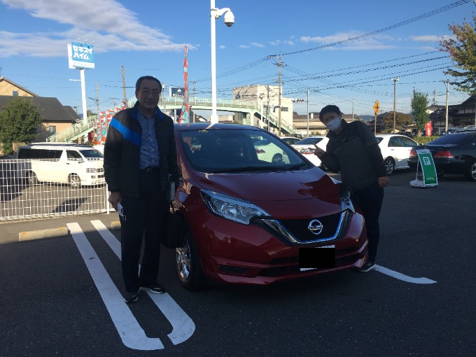 ノートご納車致しました！！