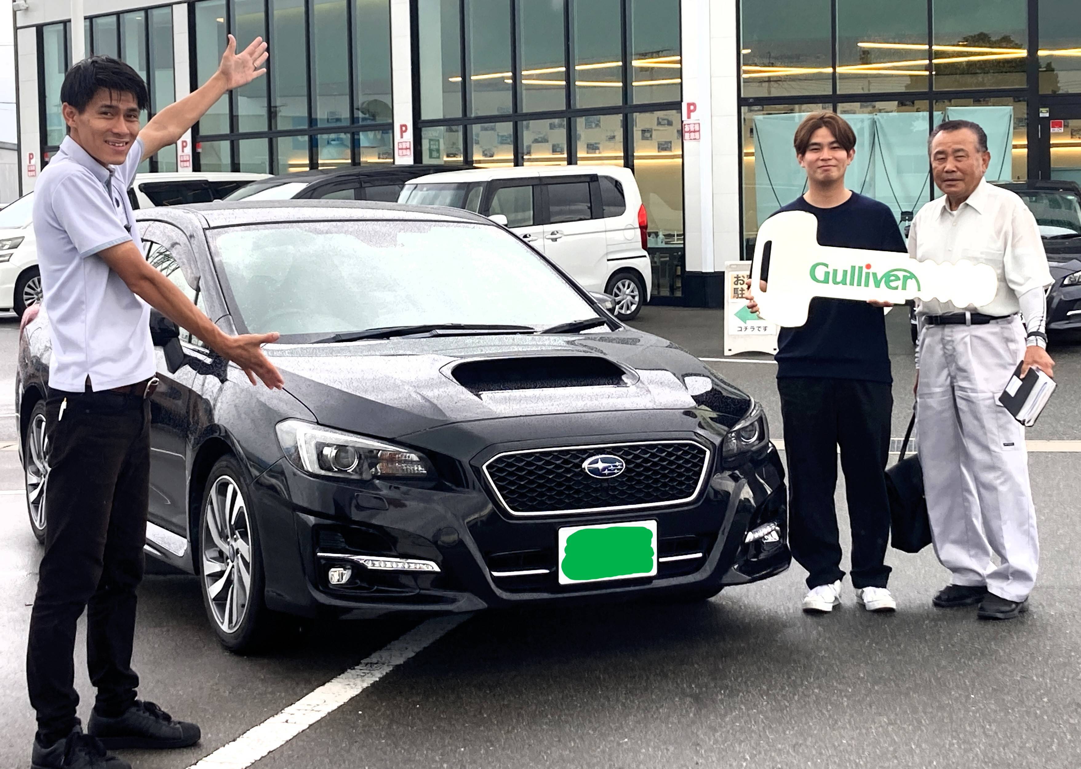 御納車風景　＃レヴォーグ　＃ガリバー　＃久留米　＃みやき