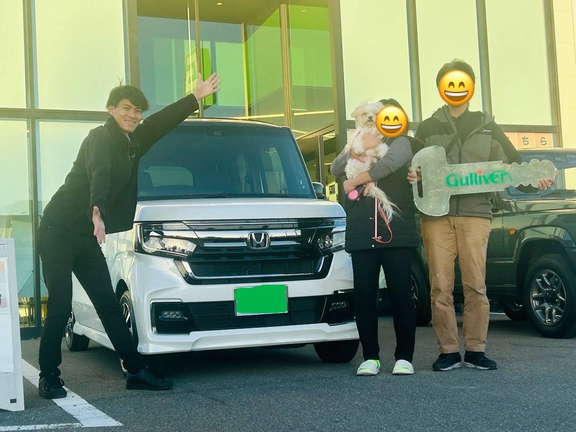 御納車風景　＃NBOX　＃ガリバー　＃久留米　＃みやき