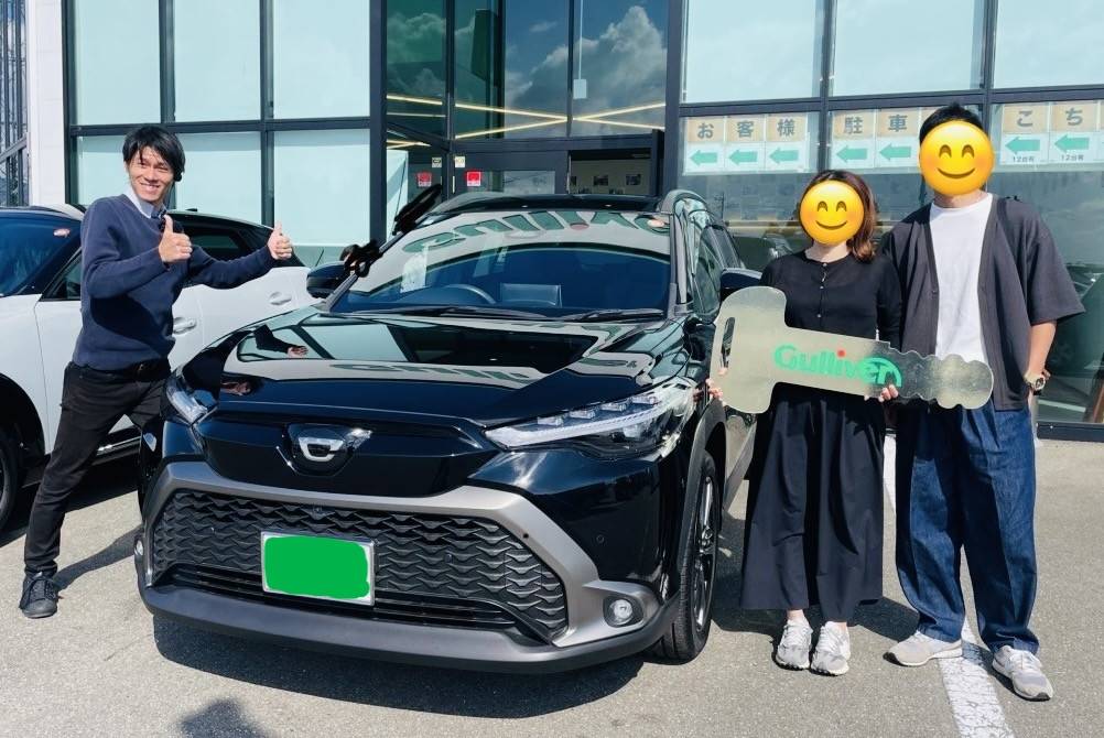 御納車風景　＃カローラクロス　＃ガリバー　＃久留米　＃みやき