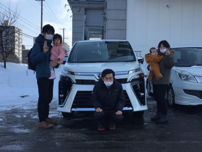 ヴォクシーご納車させて頂きました！！！！！〜ガリバー札幌清田店〜