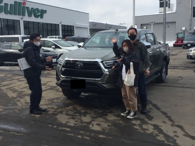 【祝】ハイラックスご納車させて頂きました！ 〜 ガリバー 札幌清田店 〜