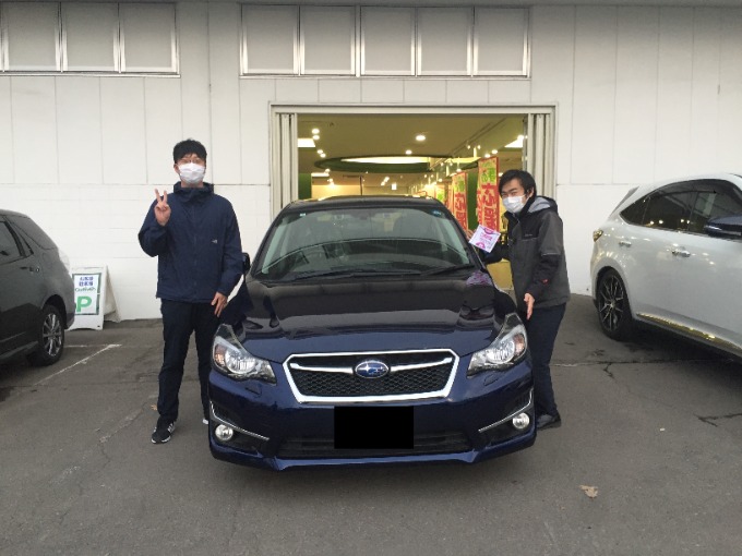 インプレッサスポーツご納車させて頂きました！！〜ガリバー札幌清田店〜