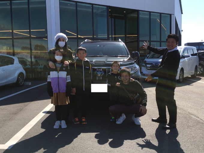 ランドクルーザープラドご納車させていただきました！！！