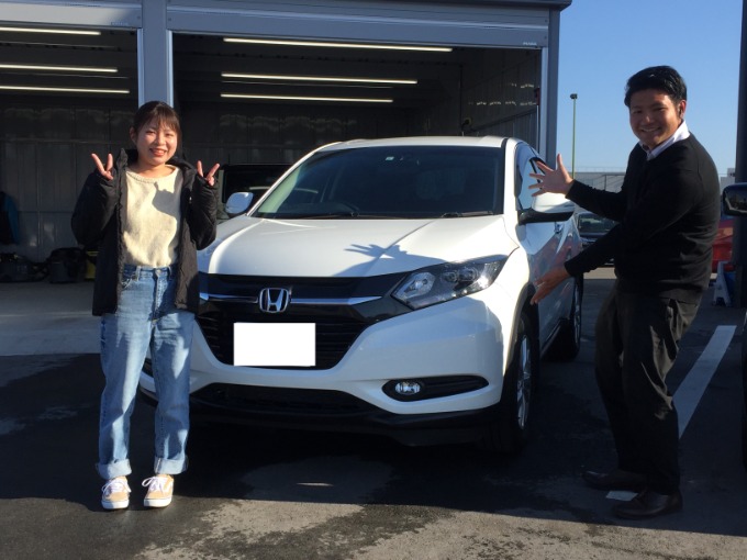 熊本インター店　ヴェゼルご納車させていただきました！