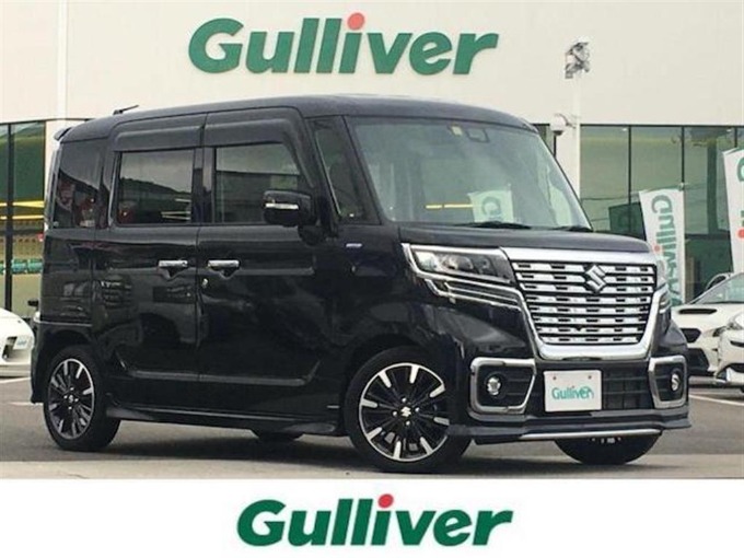 愛媛県東予の車買取販売ならガリバー今治店！R02 スズキ スペーシア カスタム ＨＹＢＲＩＤ ＸＳ 入荷しました！