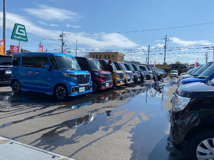 展示車は定期的に洗車します(^｡^)