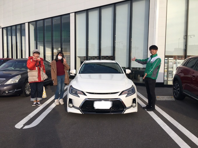 【祝　マークX　ご納車させていただきました！！】