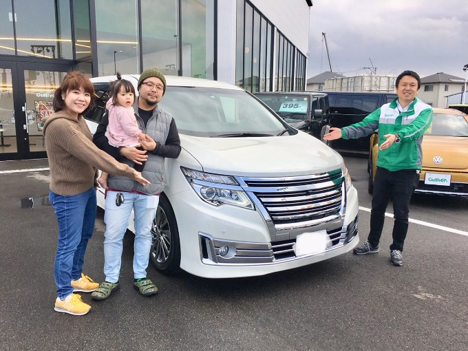 【祝　エルグランド　ご納車させていただきました！！】