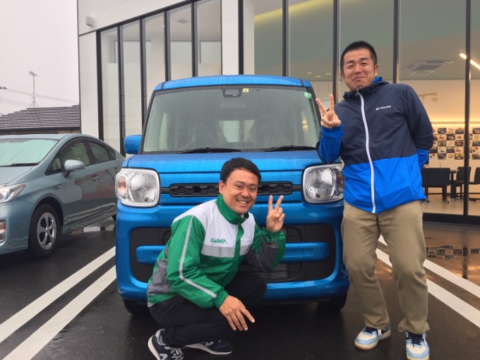 【祝　スペーシア　ご納車させていただきました！！】