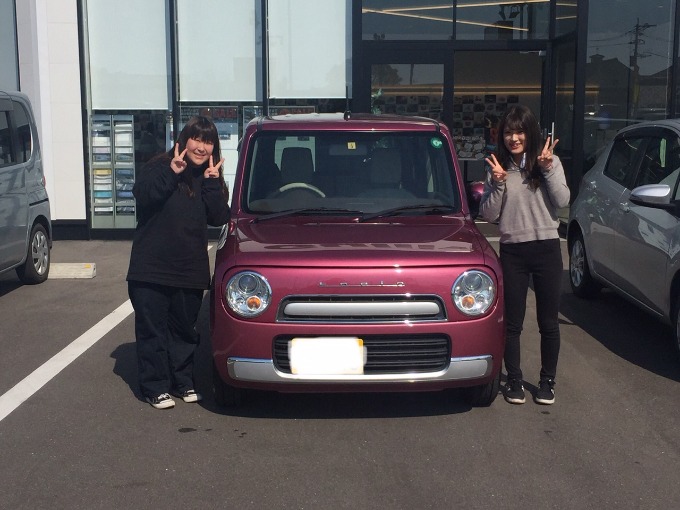 【祝　ラパン　ご納車させていただきました！！】