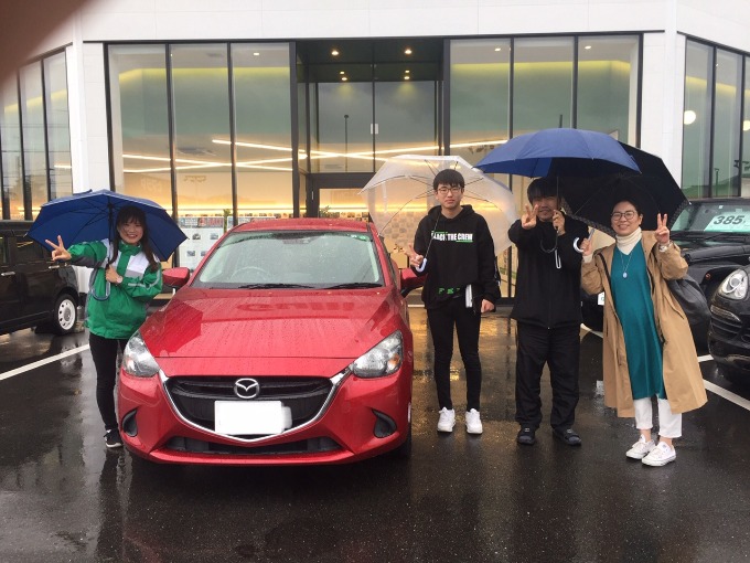 【祝　デミオ　ご納車させていただきました！！】