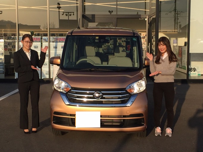 【祝　デイズルークス　ご納車させていただきました！！】