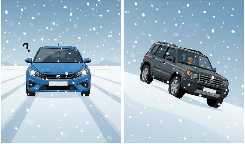 【雪道走行の豆知識】FF車と4WD車の違いを徹底解説！「4WDでも油断禁物」な理由とは？