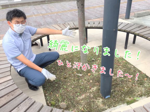 こんな場所まで！本日も過ごしやすいお店作りを行っていきます♪