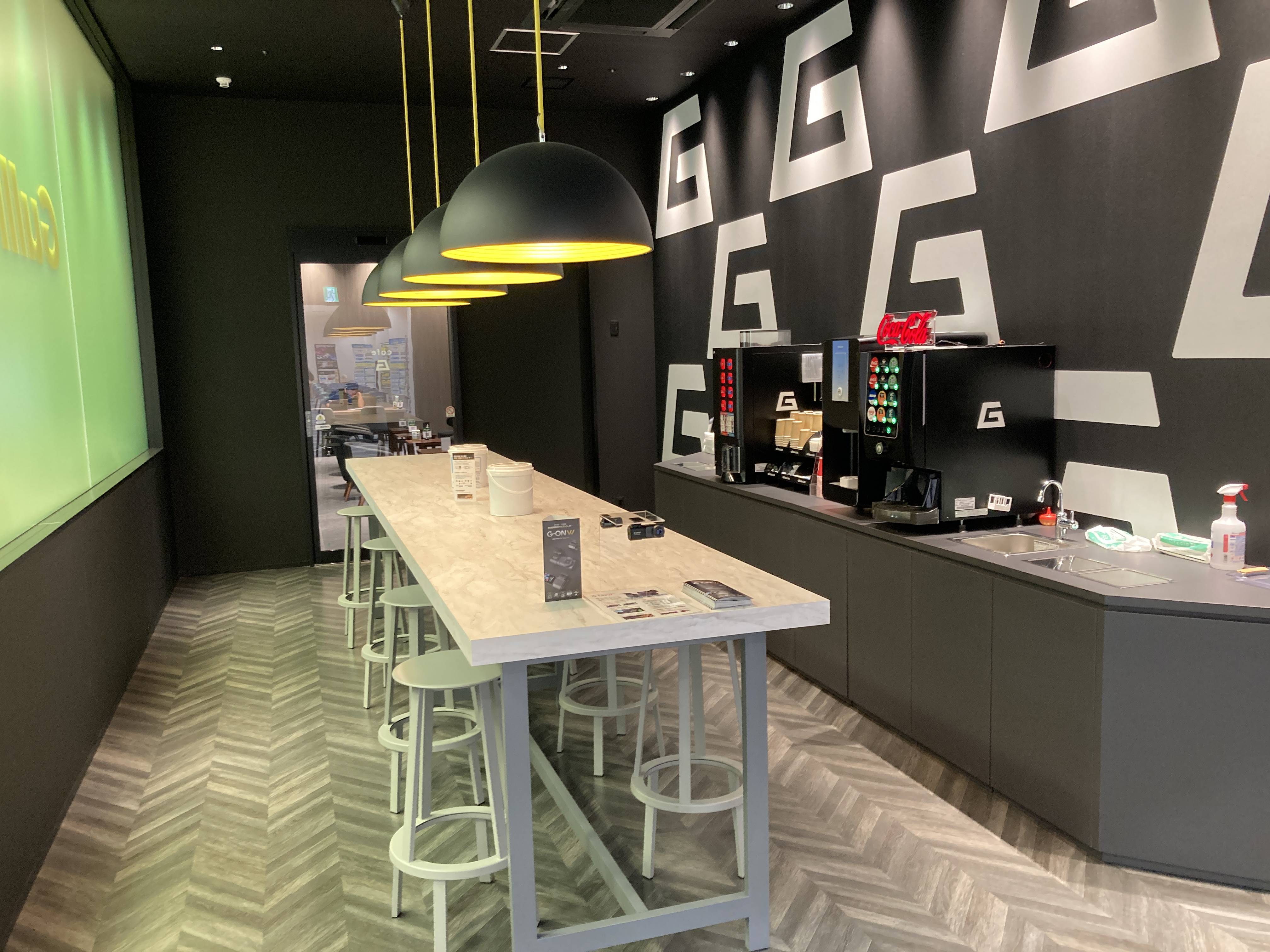 ガリバー熊本店　カフェスペースのご案内