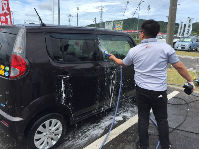 洗車サービスご利用頂きました!