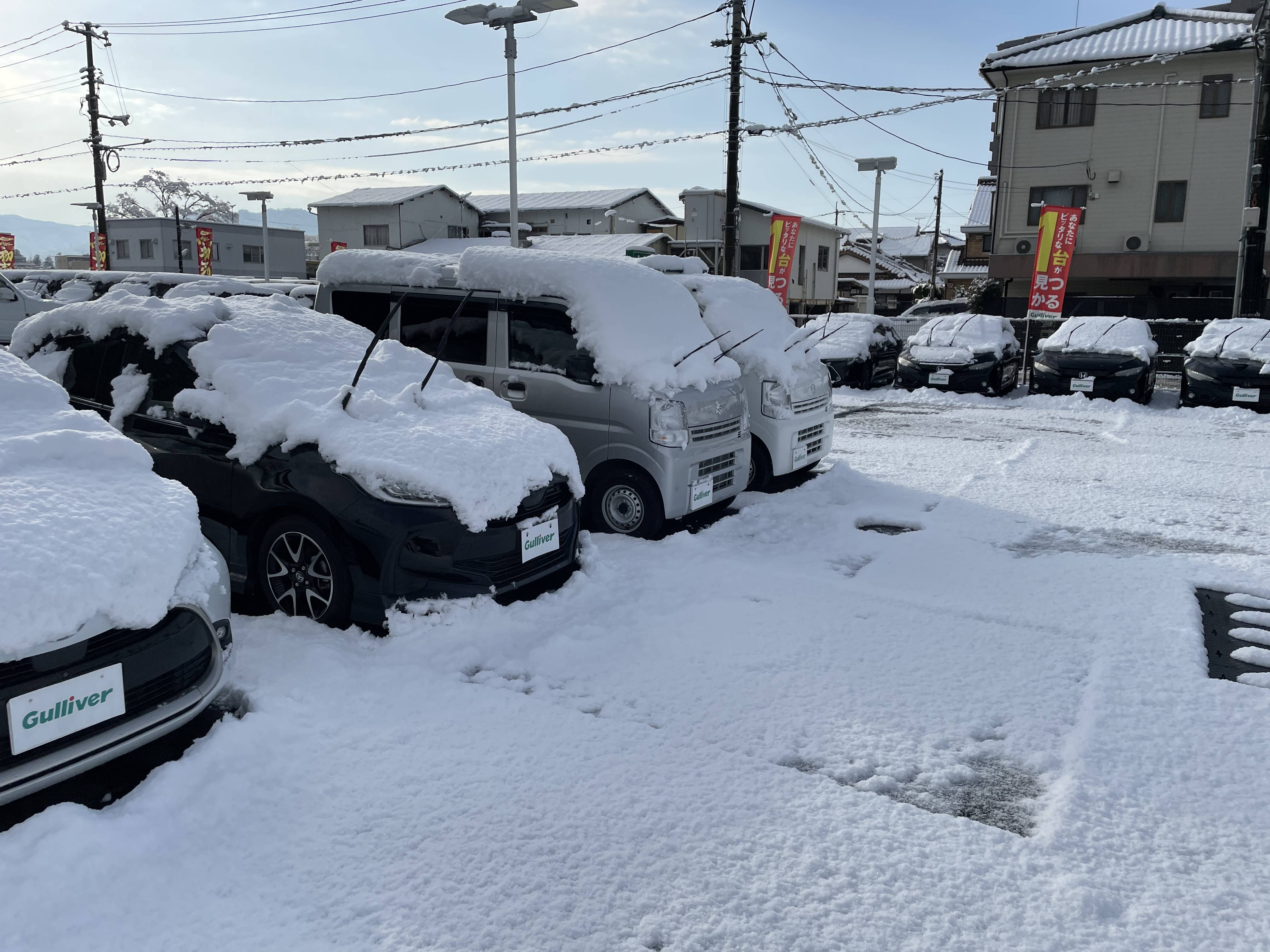 朝から雪かきをしました！！03