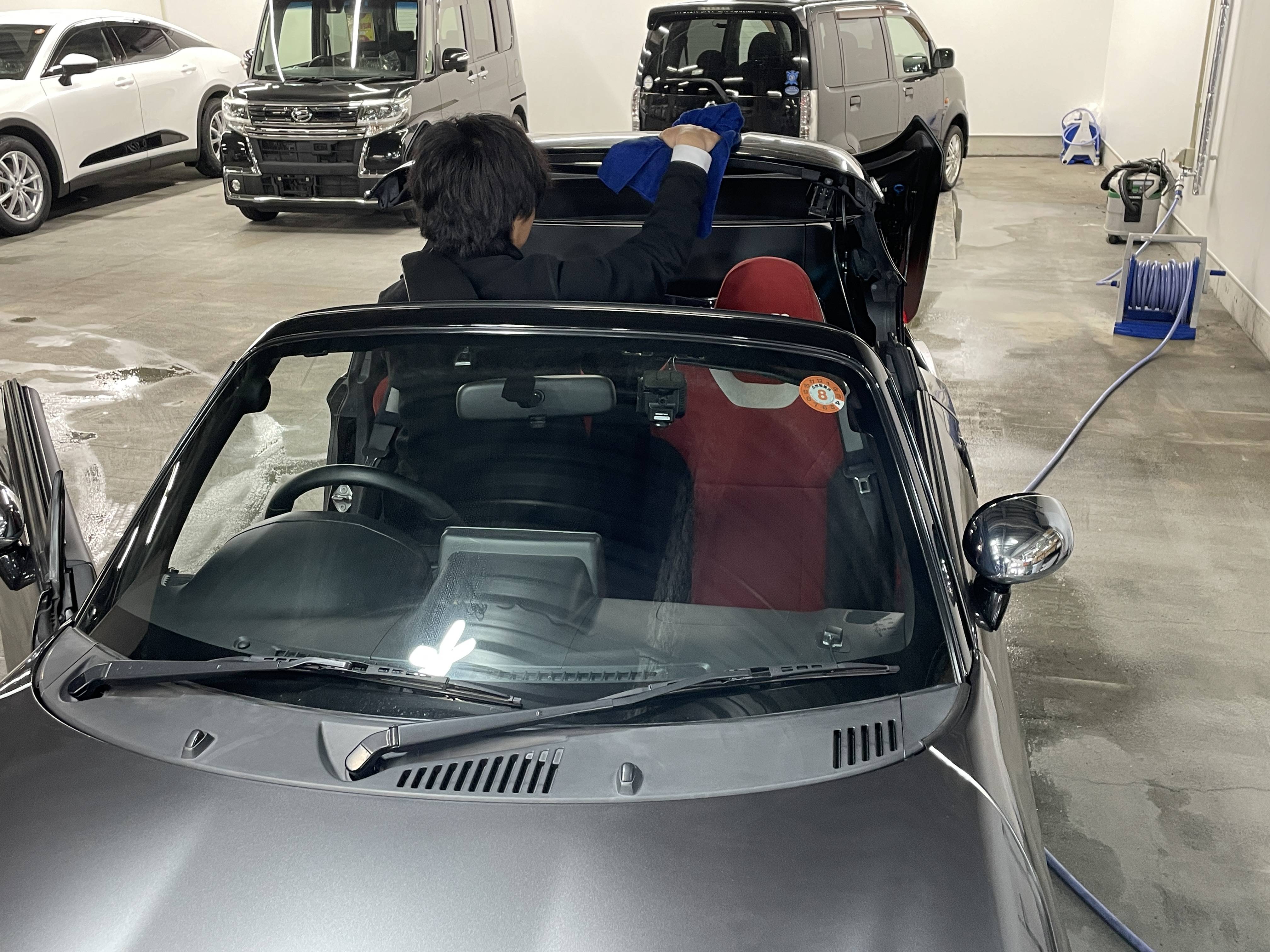 普段の洗車風景のご紹介♪01