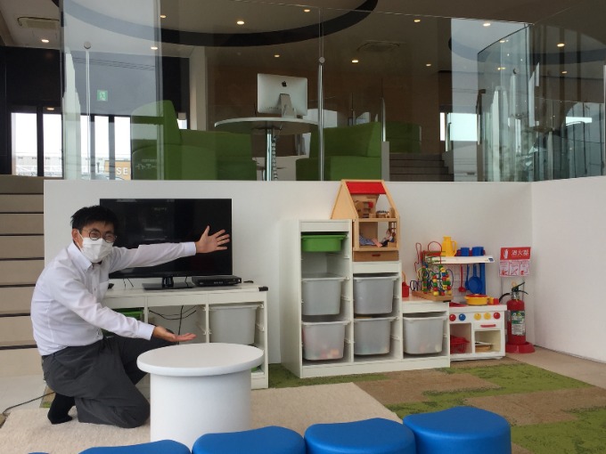 小さなお子様も楽しめる♪♪　キッズスペース！！