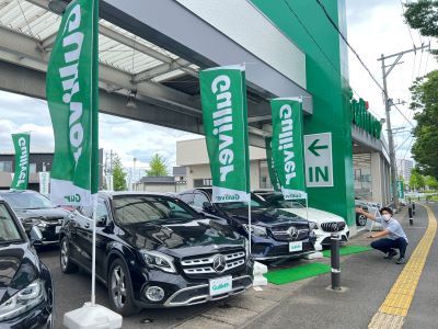 晴天の土曜日！中古車買うならガリバー仙台バイパス店へ！！