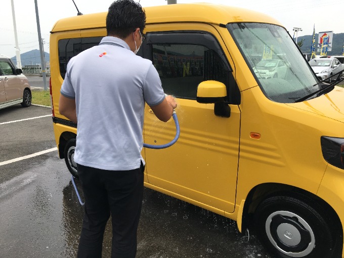 洗車サービスご利用頂きました！！