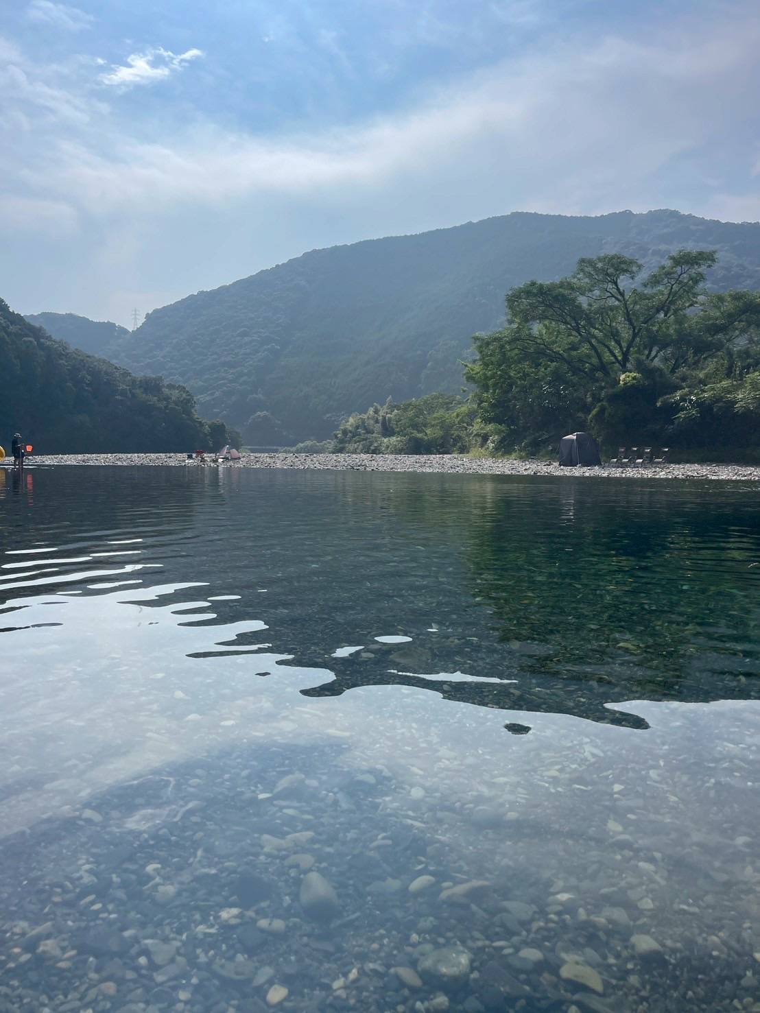 川遊びにはミニバン！！02