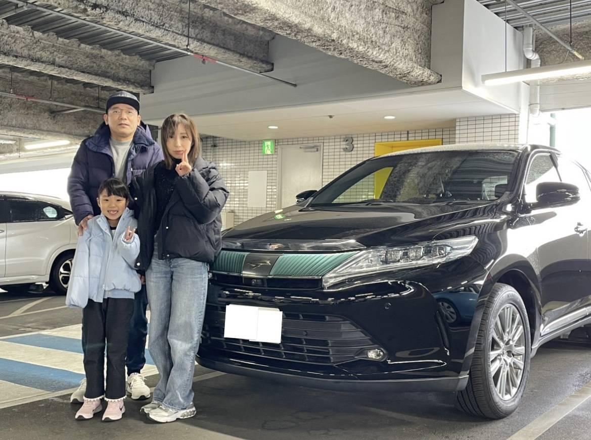 ★☆  祝！ トヨタ・ハリアー ご納車おめでとうございます！！！  ☆★