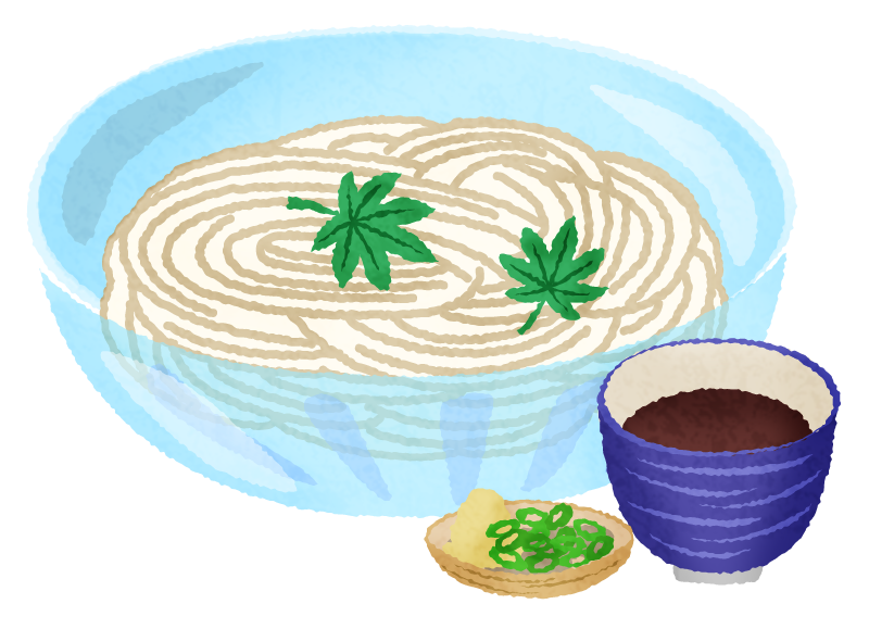 おそうめんがおいしい季節ですね。
